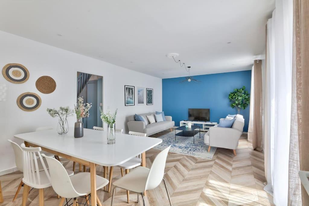 Parking Prive Gratuit - 15Mn Paris - Gare A Pied En 5Mn - Tout Equipee - Terrasse - Jardin - Stade De France - Casino D'Enghien - Hippodrome, Universite อิพิเนย์-ซัวร์-แซน ภายนอก รูปภาพ